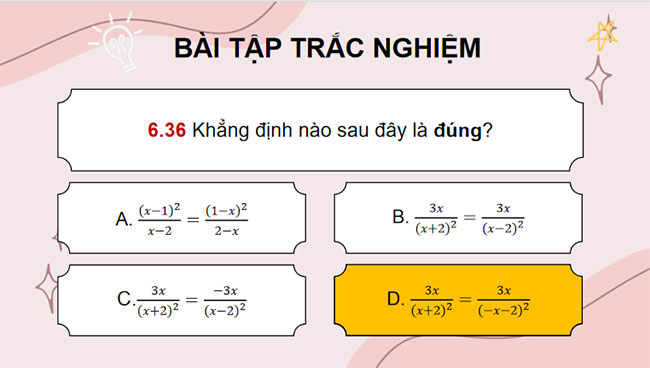 Bài tập cuối chương 6 Toán 8 KNTT
