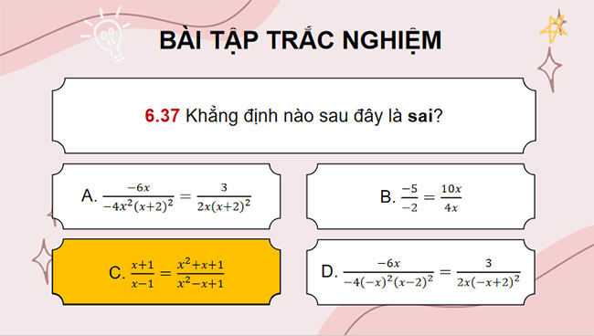 Bài tập cuối chương 6 Toán 8 KNTT