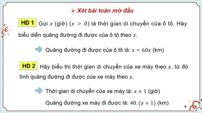  Giải bài toán bằng cách lập phương trình 