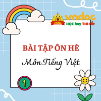 Bài tập ôn hè lớp 1 môn Tiếng Việt (Chương trình mới) - Số 1