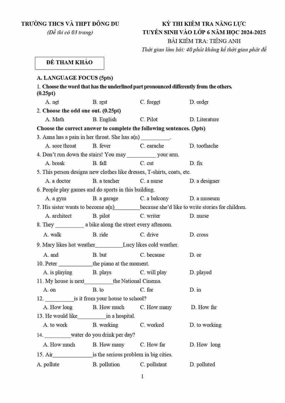De thi vao lop 6 mon Tieng Anh Dong Du page 0001 11zon*706849