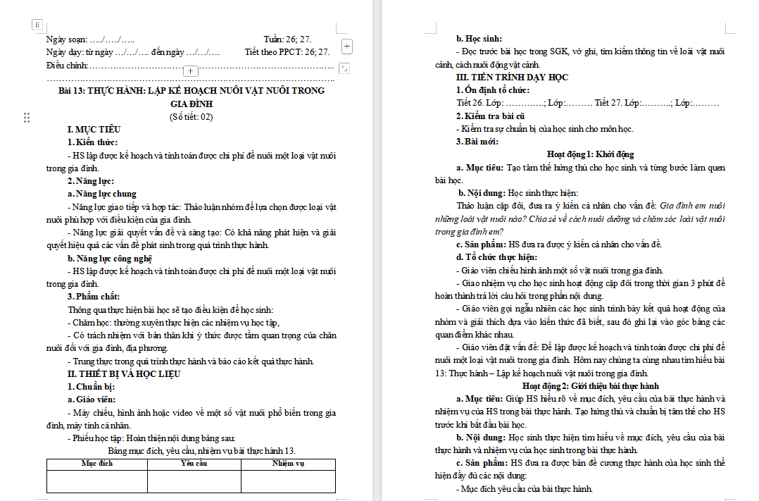 PowerPoint Công nghệ 7 Bài 13