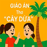 Giáo án: Thơ "Cây dừa"