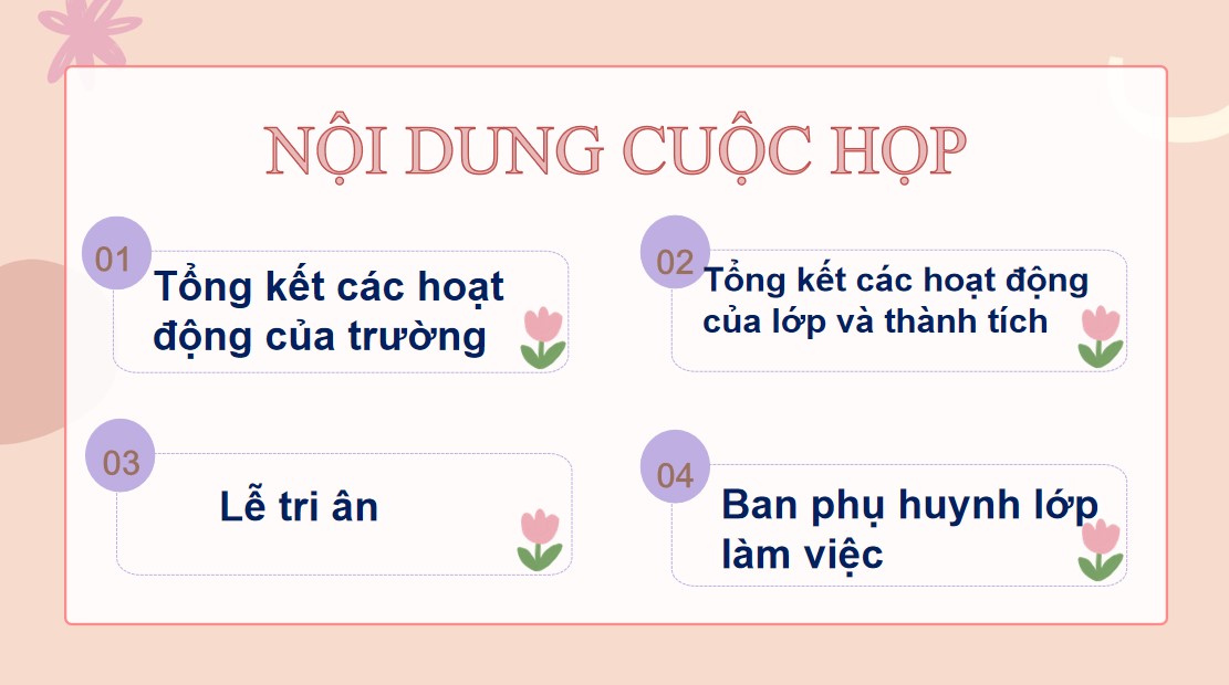 Mẫu powerpoint họp phụ huynh cuối học kì 2