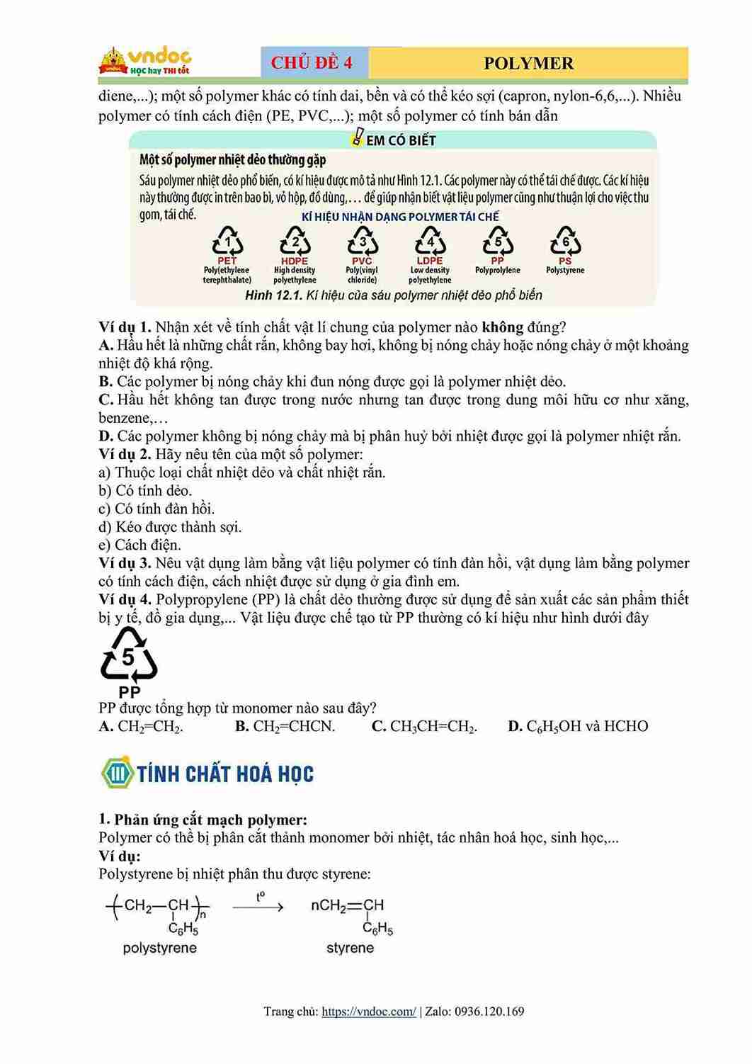 tong on polymer hoa hoc 12 ly thuyet bai tap hinh anh 2 1*707655