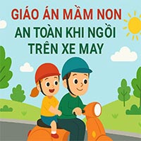 Giáo án: An toàn khi ngồi trên xe máy