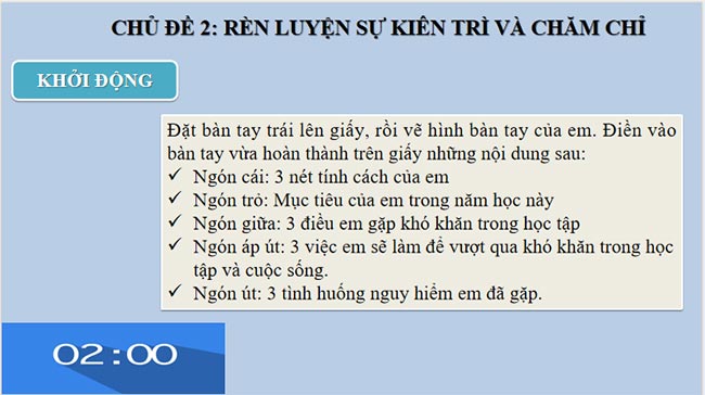 Rèn luyện sự kiên trì và chăm chỉ
