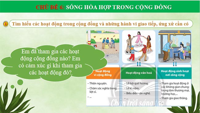 Sống hòa hợp trong cộng đồng