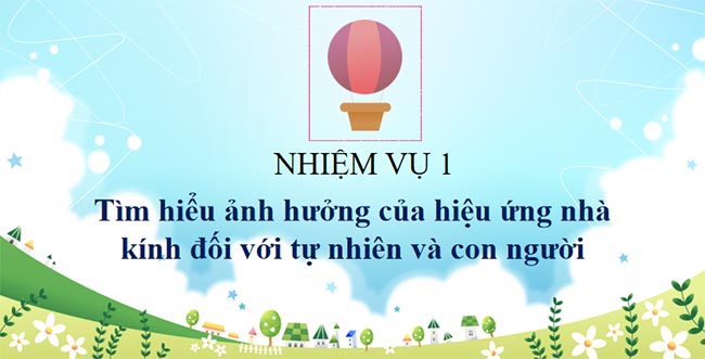  Góp phần giảm thiểu hiệu ứng nhà kính