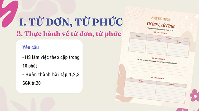 PowerPoint Ngữ văn 6 Bài 1: Thực hành tiếng Việt (trang 20)