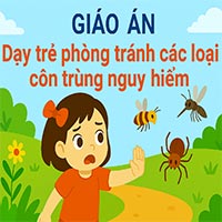 Giáo án: Dạy trẻ phòng tránh các loại côn trùng nguy hiểm
