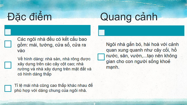PowerPoint Mĩ thuật 6 Tạo hình ngôi nhà