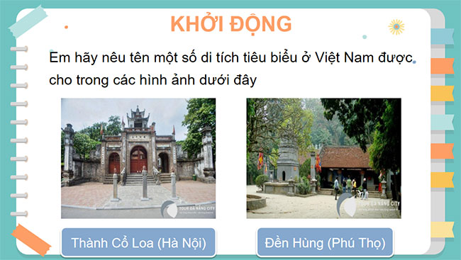  Hình ảnh di tích trong sáng tạo mĩ thuật
