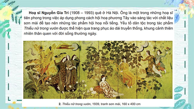 Yếu tố dân tộc trong tranh của một số họa sĩ