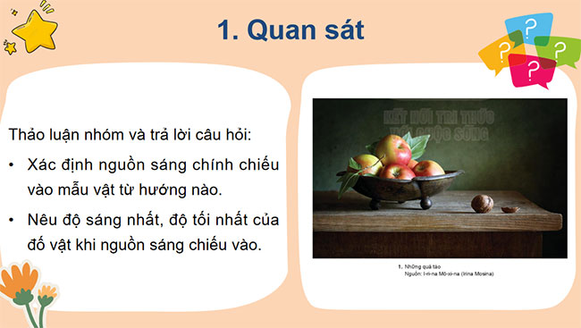 Tìm hiểu nguồn sáng trong tranh