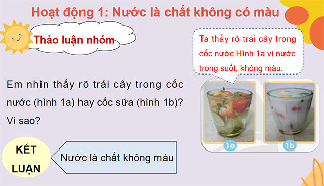 PowerPoint Khoa học 4 Một số tính chất và vai trò của nước