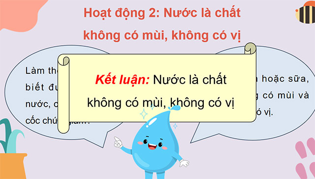 PowerPoint Khoa học 4 Một số tính chất và vai trò của nước