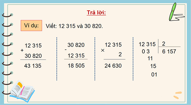 PowerPoint Toán 4 Ôn tập về số và phép tính trong phạm vi 100 000