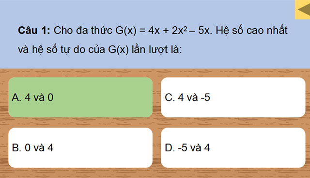 Bài tập cuối chương 7
