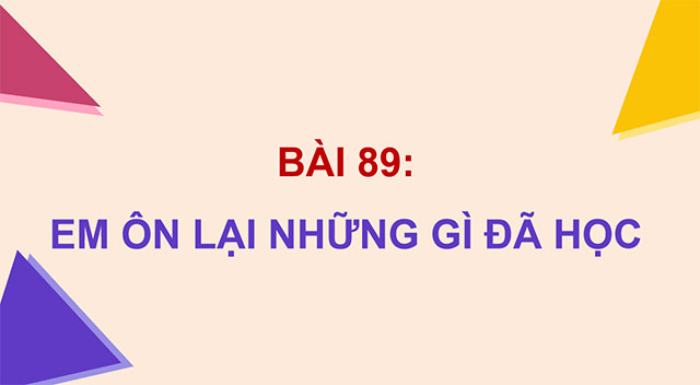 PowerPoint Toán 5 Em ôn lại những gì đã học