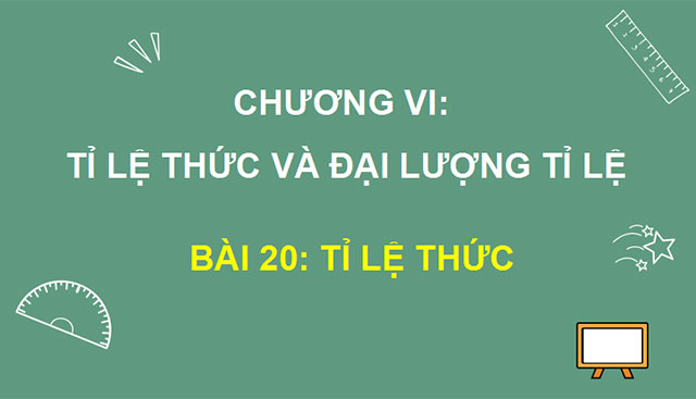 Tỉ lệ thức