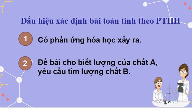 Tính theo phương trình hóa học