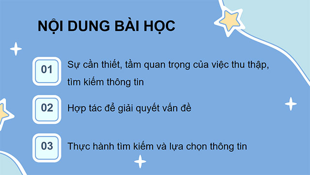 PowerPoint Tin học 5 Tìm kiếm thông tin trong giải quyết vấn đề