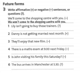 Friends Plus 9 Workbook giải Language Focus Practice Unit 3 minh họa 3