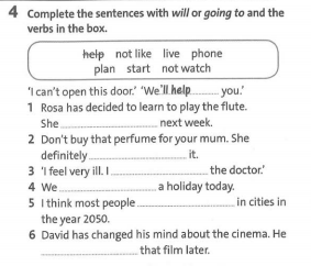 Friends Plus 9 Workbook giải Language Focus Practice Unit 3 minh họa 1