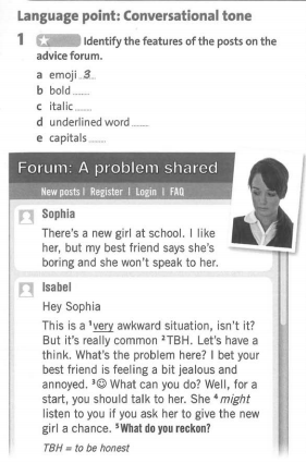 Friends Plus 9 Workbook giải Unit 4 Writing minh họa 1