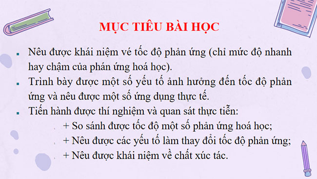 Tốc độ phản ứng và chất xúc tác