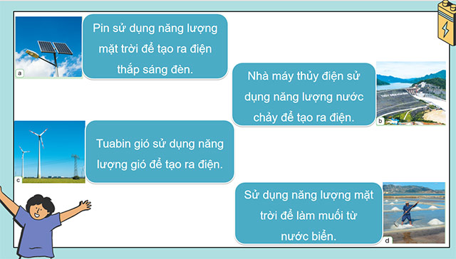 PowerPoint Khoa học 5 Năng lượng mặt trời, năng lượng gió và năng lượng nước chảy