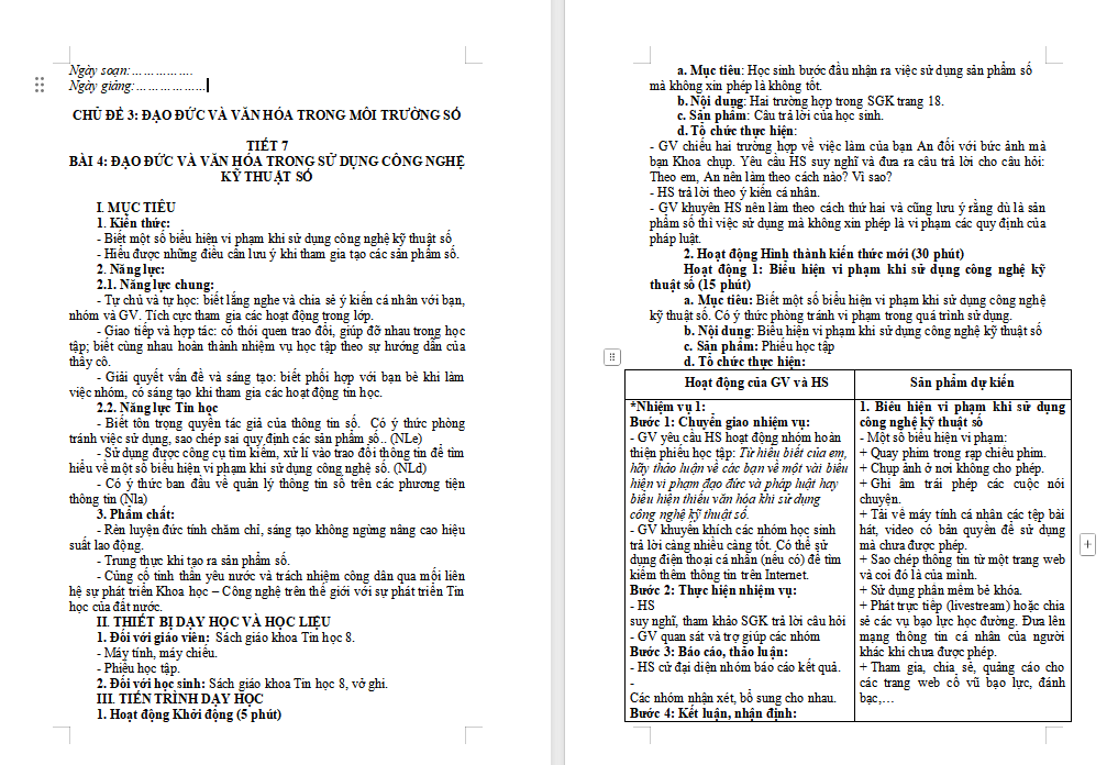 PowerPoint Tin học 8 Bài 4