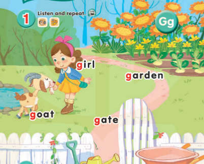 Tiếng Anh lớp 1 Global Success Unit 7 Lesson 1 minh họa 1