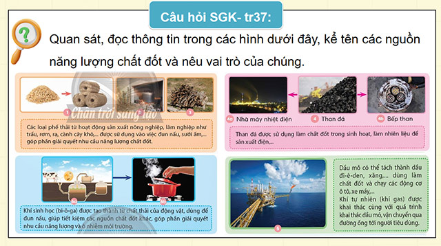 PowerPoint Khoa học 5 Năng lượng chất đốt