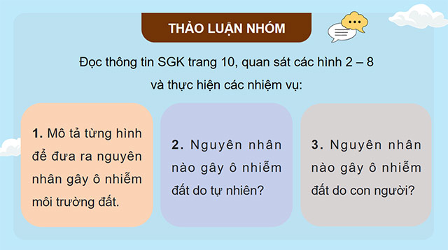 PowerPoint Khoa học 5 Ô nhiễm, xói mòn đất và bảo vệ môi trường đất