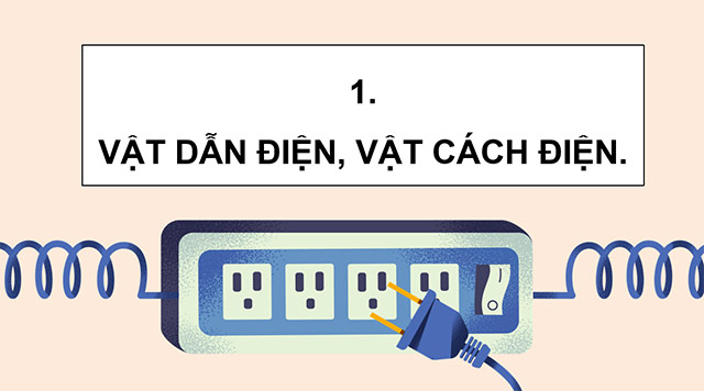 PowerPoint Khoa học 5 Vật dẫn điện và vật cách điện