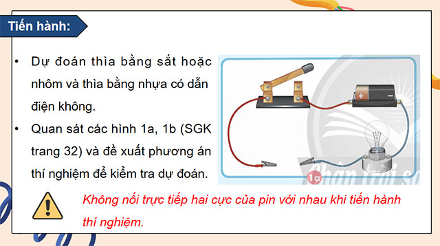 PowerPoint Khoa học 5 Vật dẫn điện và vật cách điện
