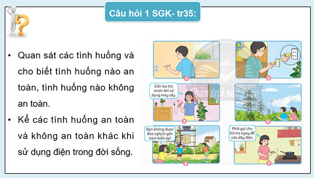 PowerPoint Khoa học 5 Sử dụng năng lượng điện