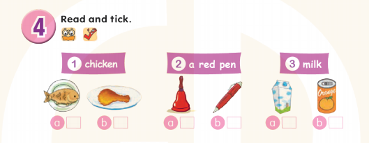 Tiếng Anh lớp 1 Global Success Self check 2 minh họa 1