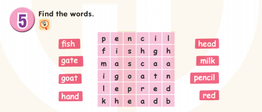 Tiếng Anh lớp 1 Global Success Self check 2 minh họa 1