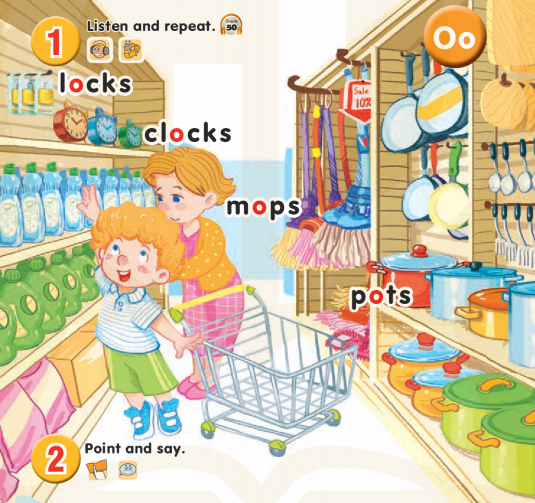 Tiếng Anh lớp 1 Global Success Unit 9 Lesson 1 minh họa 1