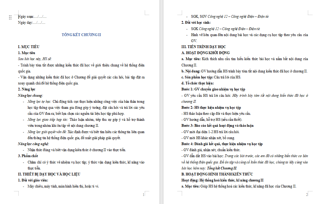 Tổng kết Chương 2 Kết nối tri thức