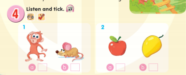 Tiếng Anh lớp 1 Global Success Unit 10 Lesson 2 minh họa 2