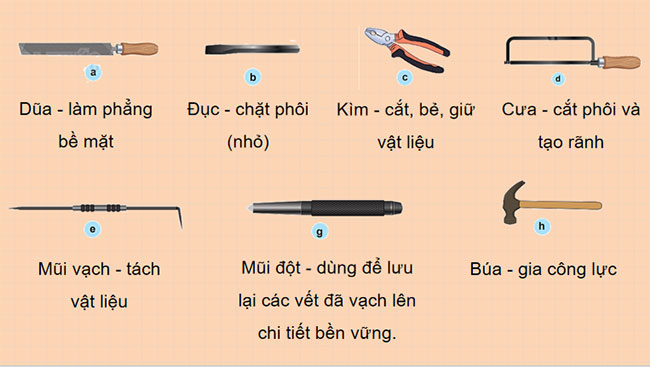 Gia công cơ khí bằng tay