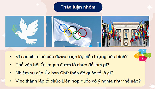 PowerPoint Lịch sử - Địa lí 5 Xây dựng thế giới hoà bình