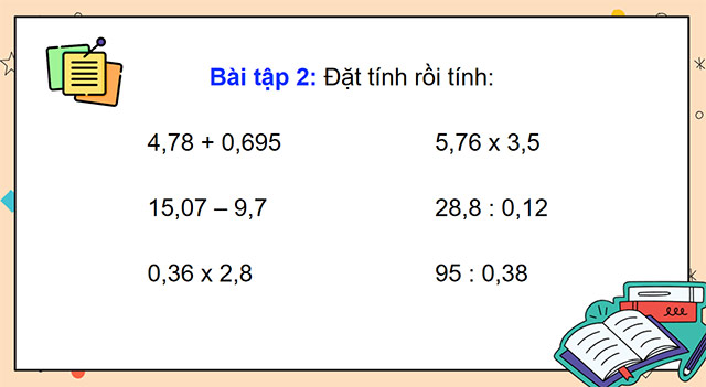 PowerPoint Toán 5 Luyện tập chung
