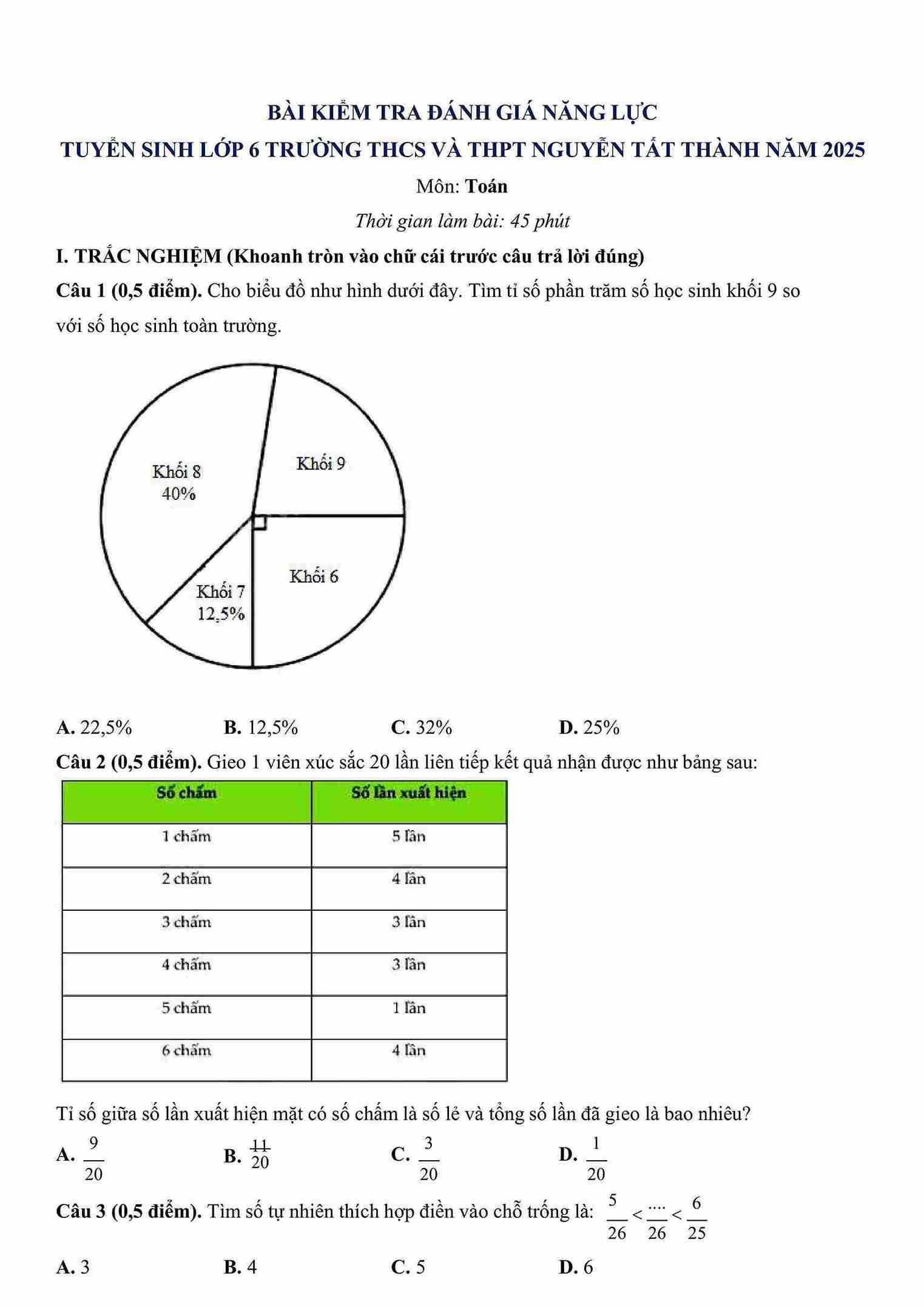 De thi vao lop 6 mon toan truong nguyen tat thanh nam 2025 0*715502