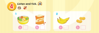 Tiếng Anh lớp 1 Global Success Unit 13 Lesson 2