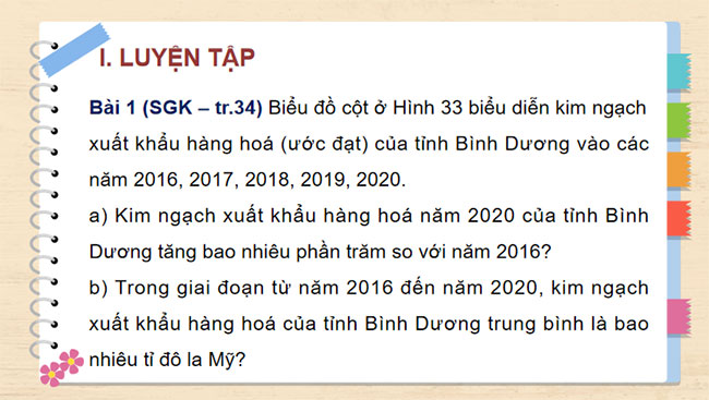 Bài tập cuối chương 7